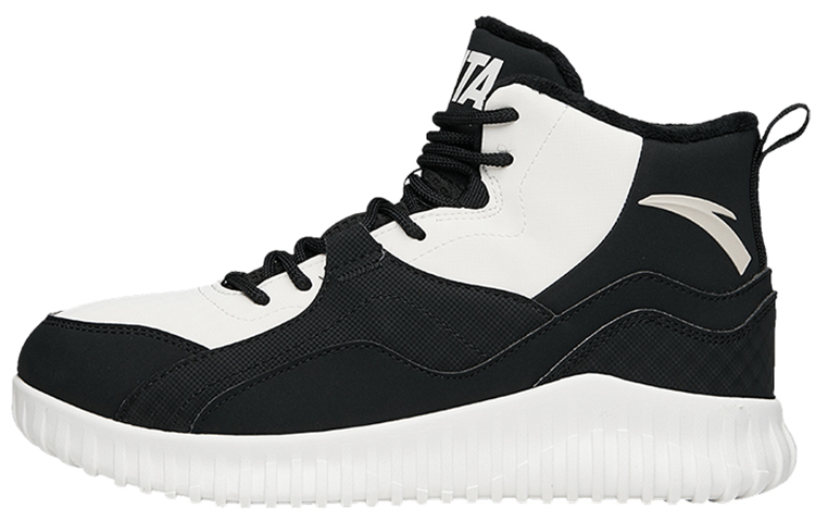 (Women) Anta Life Series High-Top Sneaker 'Black and White Colorblock' 122148903-3