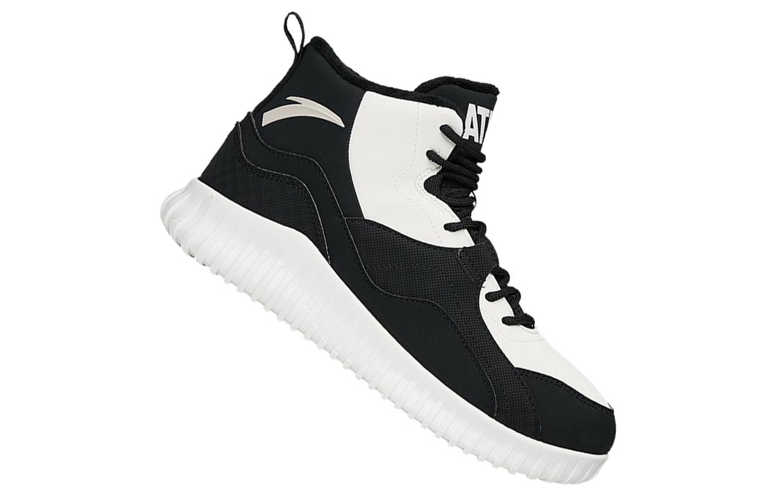 Lookbook (W) Sepatu Anta High-Top Seri Life 'Blok Warna Hitam dan Putih' 122148903-3