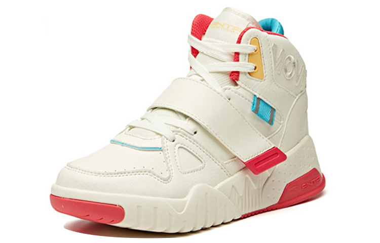 Lookbook (W) Anta Life Series Hoge Sneakers ''Wit Rood Blauw'' 92948021-1