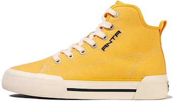 (Women) Anta High Top Canvas Shoes 'Yellow Beige' 122118665-3 (Women) Anta High Top Canvas Shoes 'Yellow Beige' 122118665-3
