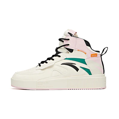 (W) Anta Life Series High-Top 'White Black'