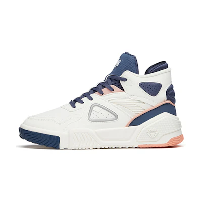 (W) Anta Life Series Sneakers High 'White Blue Flame'