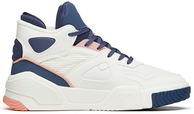 (W) Anta Life Series Sneakers Tinggi 'Putih Biru Api' 122148088-5 Order (W) Anta Life Series Sneakers Tinggi 'Putih Biru Api' 122148088-5