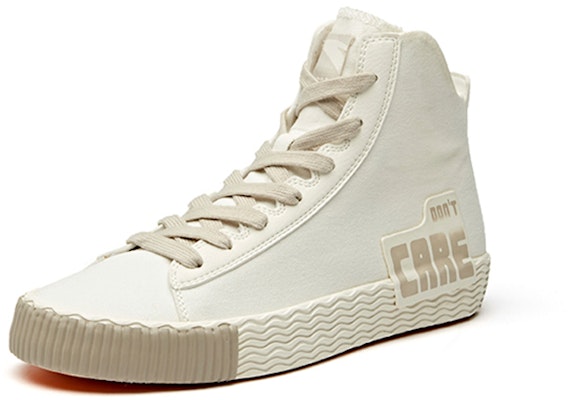 Anta安踏 生活系列 耐磨透氣 高筒 滑板鞋 女款 白灰 Lookbook Anta安踏 生活系列 耐磨透氣 高筒 滑板鞋 女款 白灰