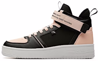 (Women) Anta Life Series High-Top Plus Velvet Sneakers 'Black Pink' 92946911-6 (Women) Anta Life Series High-Top Plus Velvet Sneakers 'Black Pink' 92946911-6