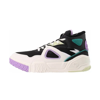 (W) Anta Life Series High-Top Sneakers 'Black White Purple'