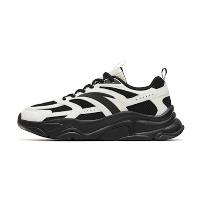 (W) Anta Life Series Lightweight Casual Sneakers 'Black White'