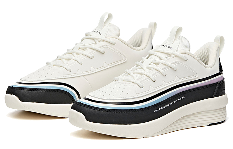 (W) Anta Life Series Low-Top 'Black White' 圖 2