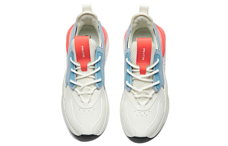 (W) Anta Life Series Low-Top Dad Shoes 'White Grey Red' 圖 4