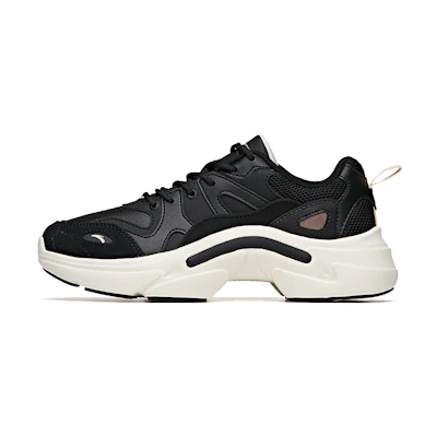 (W) Anta Life Series Sneakers 'Black Dad Shoes'