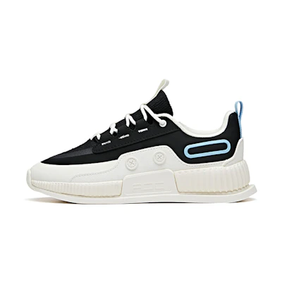 (W) Anta Life Series Low 'Black White Blue'