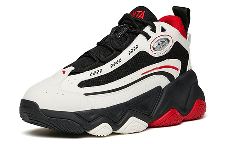 (W) Anta Life Series Low 'Black White Red' 圖 2