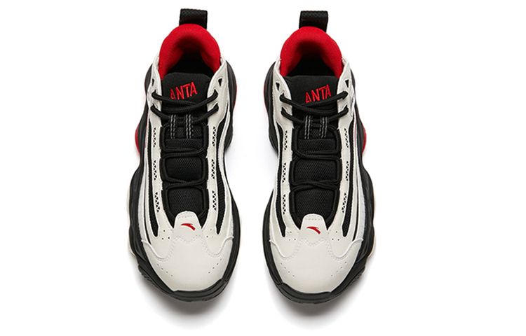 (W) Anta Life Series Low 'Black White Red' 圖 3