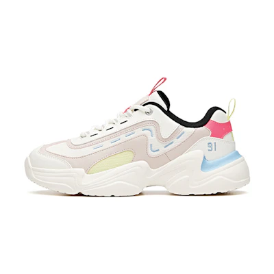(W) Anta Life Series Low 'White Black Pink'