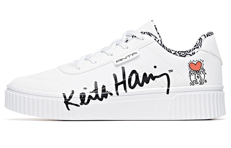 (Women) Anta Life Series Low 'White Black Red' 922038023-10