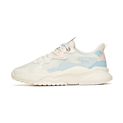 (W) Anta Life Collection Sporty Shoes 'White Blue Pink'