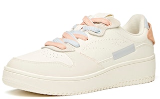 Anta安踏 生活系列 防滑耐磨 低筒 板鞋 女款 白藍粉 Lookbook Anta安踏 生活系列 防滑耐磨 低筒 板鞋 女款 白藍粉