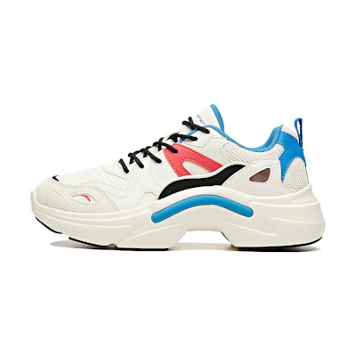 (W) Anta Life Series Low 'White Blue Red'