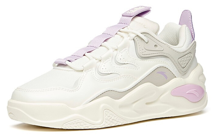 (W) Anta Life Series Low 'White Grey Purple' 圖 3