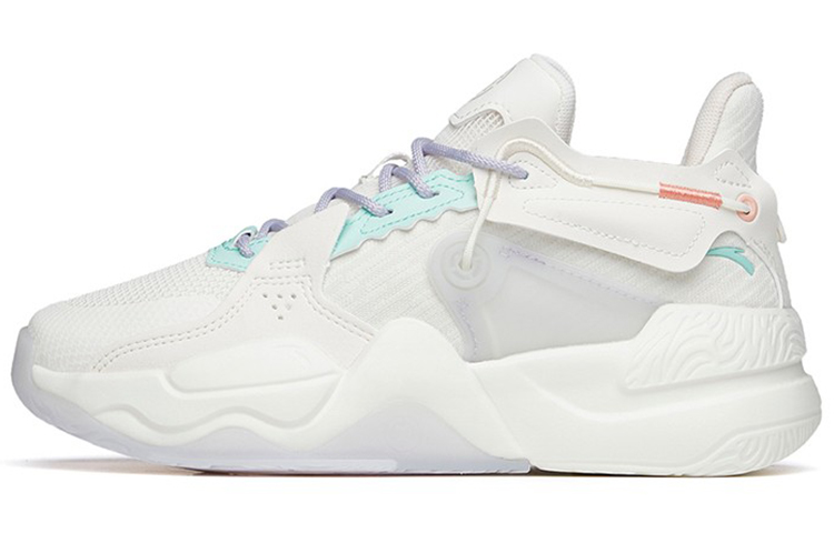 (Women) Anta Life Series Sneakers 'White Purple Green' 122218083-2