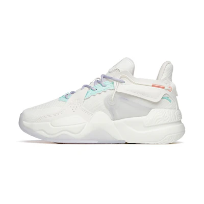 (W) Anta Life Series Sneakers 'White Purple Green'