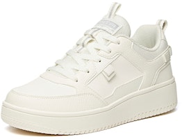 Anta安踏 生活系列 防滑耐磨 低筒 板鞋 女款 米白 Lookbook Anta安踏 生活系列 防滑耐磨 低筒 板鞋 女款 米白