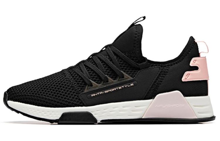 (W) Anta Life Series Low-Top 'Black Pink White'