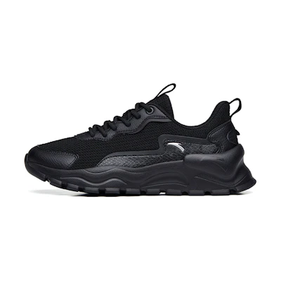 (W) Anta Life Series Low Top 'Black Silver'