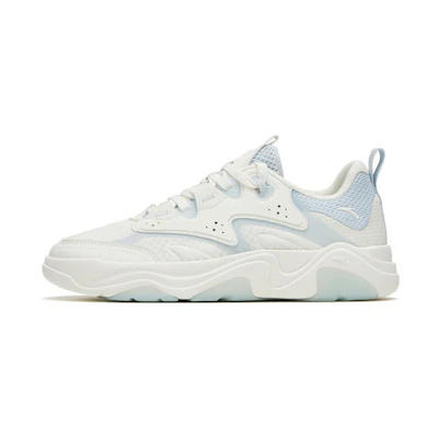 (W) Anta Life Series Low-Top 'Durable Breathable White Blue'