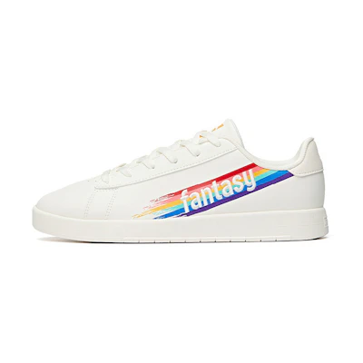 (W) Anta Skateboarding Series Sneakers 'White with Rainbow'