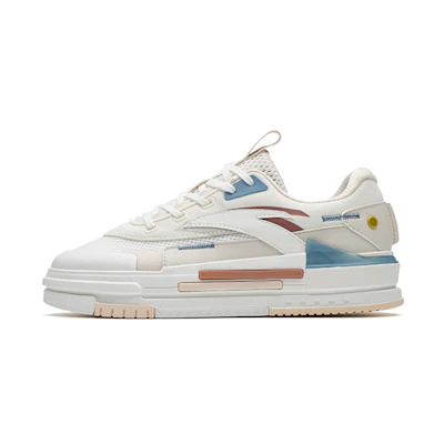 (W) Anta Life Series Low-Top 'White Grey Pink'