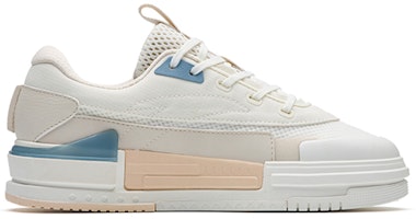 安踏 生活系列 輕便透氣 低幫 板鞋 女款 白灰粉 Order 安踏 生活系列 輕便透氣 低幫 板鞋 女款 白灰粉