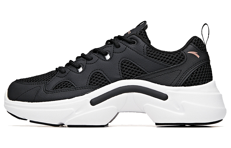 (W) Anta Life Series Low-Top Mesh 'Dad Shoe Black White'