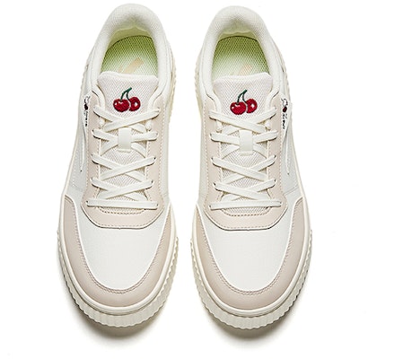 (Women) Anta Life Series Low Top Sneakers 'Beige White' 'Cherry Cookie' 922358005-7 Lookbook (Women) Anta Life Series Low Top Sneakers 'Beige White' 'Cherry Cookie' 922358005-7