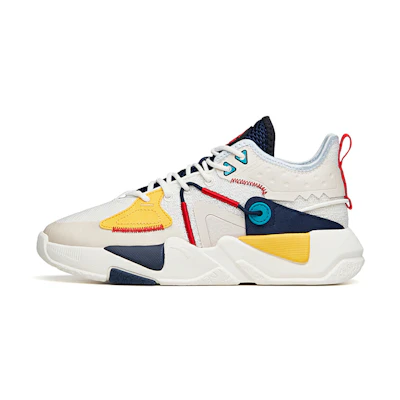(W) Anta Life Series Mid-Top 'Yellow Blue'