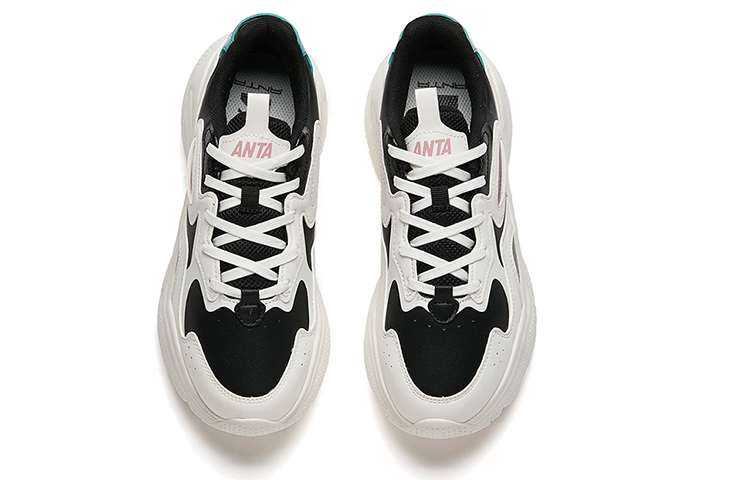 Lookbook (W) 安踏生活系列跑鞋“耐磨防滑黑白款” 122148886-7