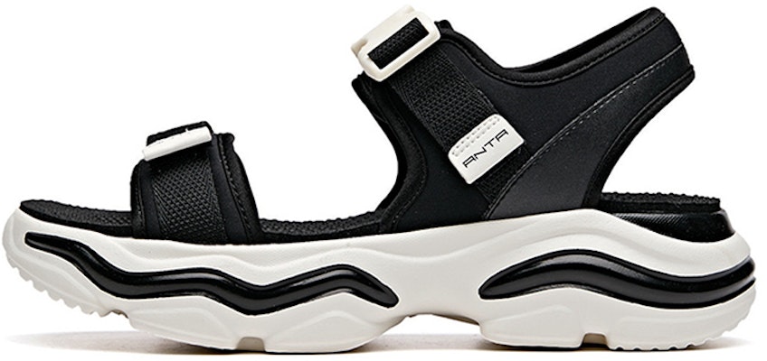 (Women) Anta Life Series Sandals 'Black and White' 922036951-3 Buy (Women) Anta Life Series Sandals 'Black and White' 922036951-3
