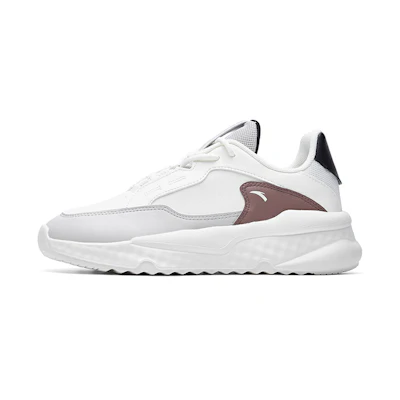 (W) Anta Life Series Sneakers 'White Brown Black'