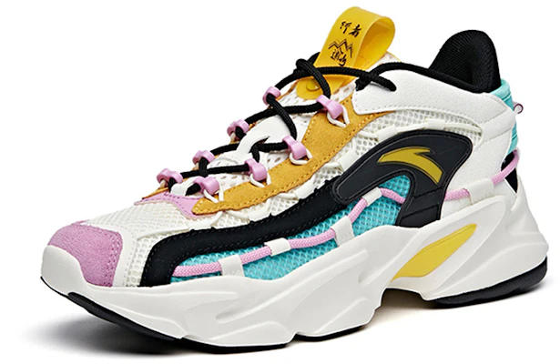 (W) Sneakers Anta Life Siri 'Putih Kuning Hijau' 122028889-2 Order (W) Sneakers Anta Life Siri 'Putih Kuning Hijau' 122028889-2