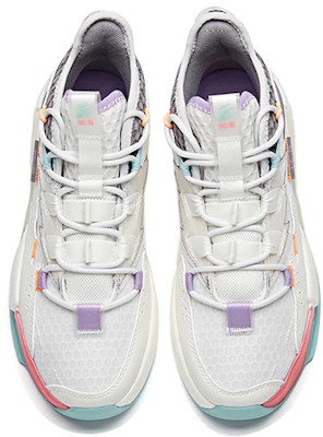 Anta安踏 生活系列 湯普森G6湯 輕便耐磨 低筒 運動鞋 女款 白灰粉 Lookbook Anta安踏 生活系列 湯普森G6湯 輕便耐磨 低筒 運動鞋 女款 白灰粉