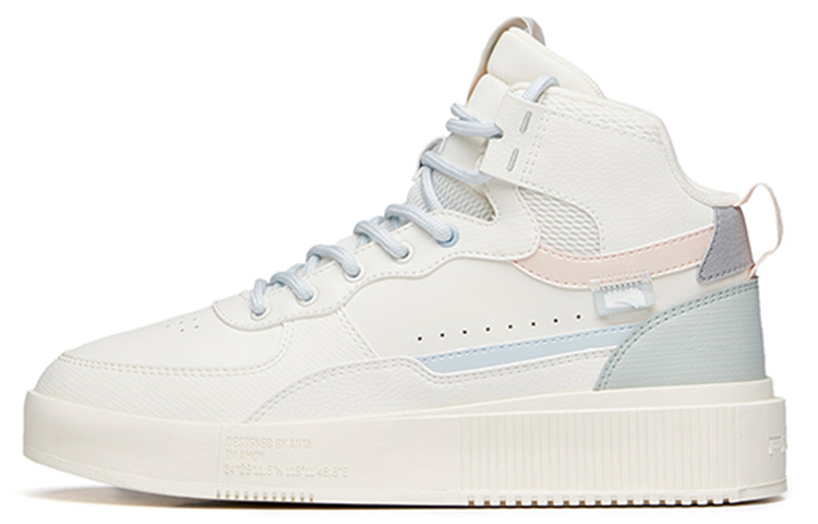 (Women) Anta Lifestyle High-Top 'White Blue Green' 922238011-2