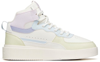 Anta安踏 生活系列 防滑保暖 高筒 板鞋 女款 白綠藍 Order Anta安踏 生活系列 防滑保暖 高筒 板鞋 女款 白綠藍