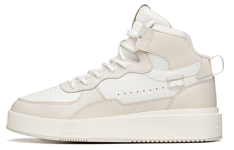(Women) Anta Lifestyle High-Top 'White Grey' 922138011-3
