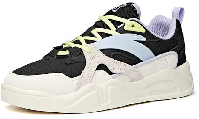 (Women) Anta Lifestyle Low-Top 'Black White Blue' 122038046-2 Order (Women) Anta Lifestyle Low-Top 'Black White Blue' 122038046-2