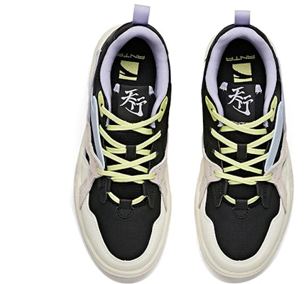 (Women) Anta Lifestyle Low-Top 'Black White Blue' 122038046-2 Lookbook (Women) Anta Lifestyle Low-Top 'Black White Blue' 122038046-2