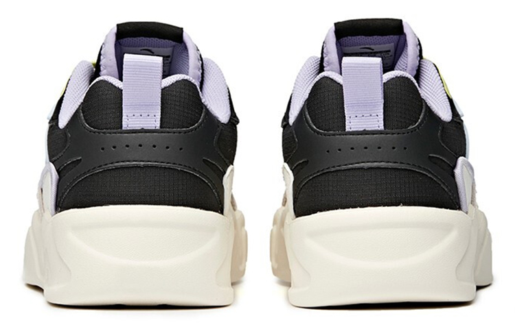 Shop (Women) Anta Lifestyle Low-Top 'Black White Blue' 122038046-2