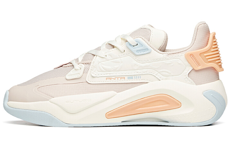 (Women) Anta Life Series Sneakers 'Lotus Grey White' 122118083-3