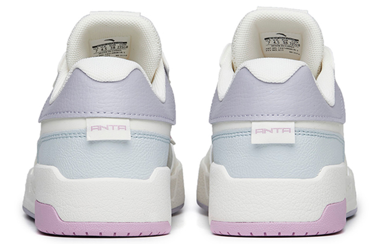 Shop (Women) Anta Lifestyle Low 'White Grey' 122148081R-1