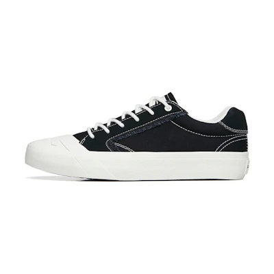 (W) Anta Life Series Sneakers Canvas 'Black White'