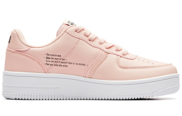 (W) Anta Lifestyle Low-Top Skateboard 'Pink White' 圖 2